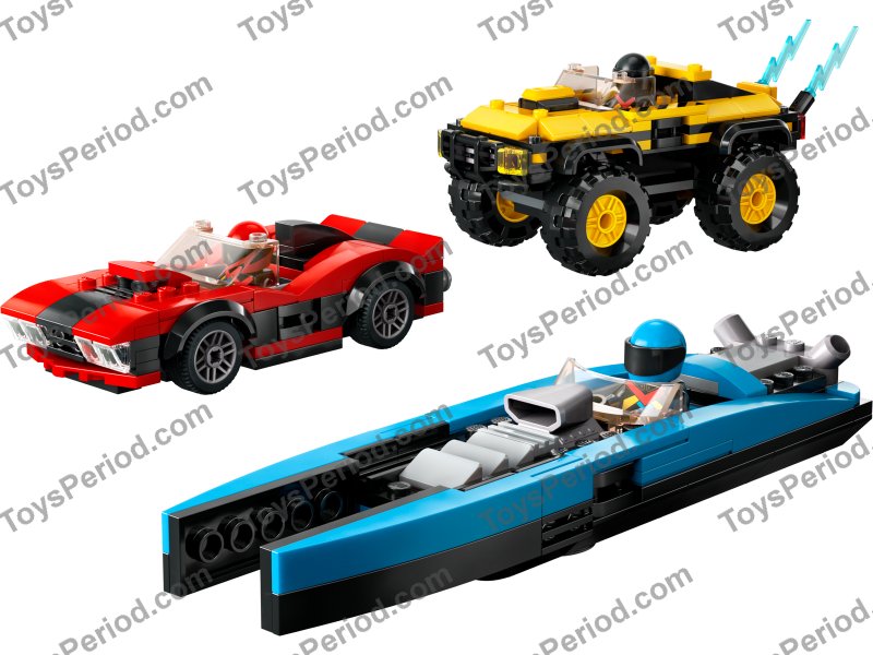 LEGO 60395 Combo Race Pack Set Parts List