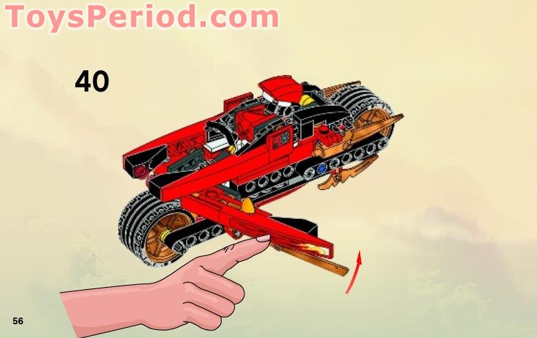 LEGO 9441 Kai's Blade Cycle Instructions and Parts List