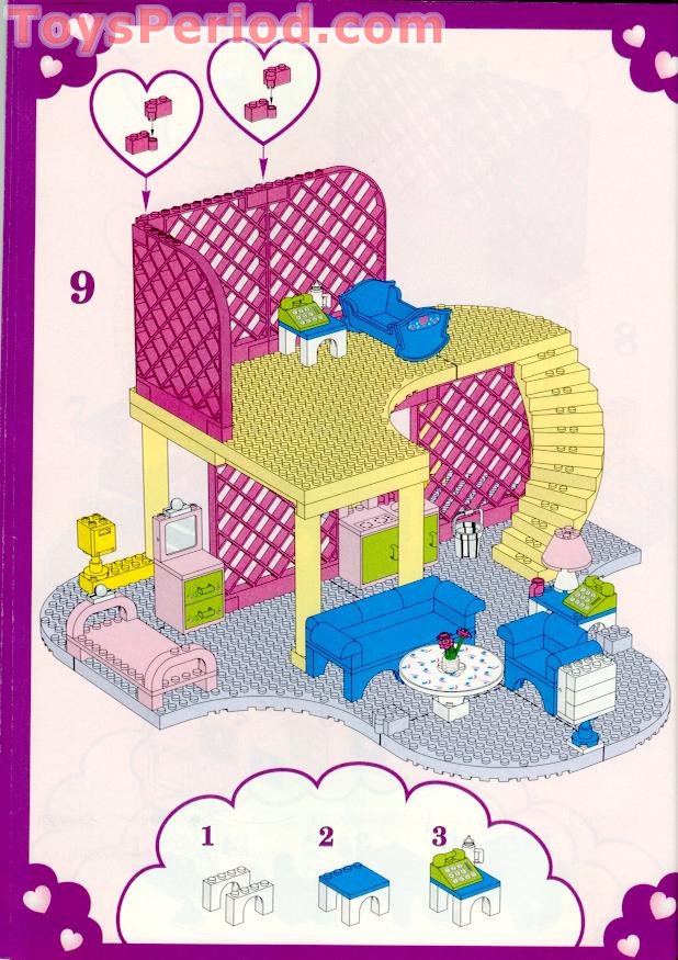 Lego Belville 6177 Yellow Table Jaune stickers du 5890 Pretty Playhouse MOC