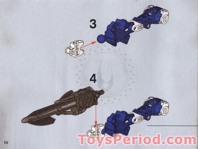 LEGO 8728 Inika Toa Hahli Instructions and Parts List