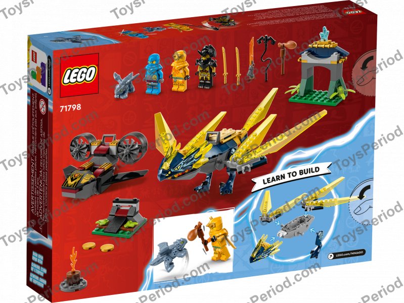 LEGO 71798 Nya and Arin's Baby Dragon Battle Set Parts List