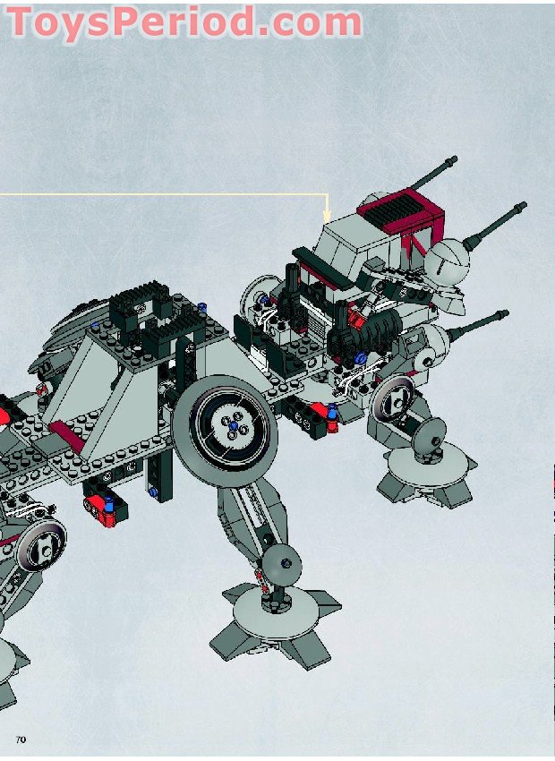 LEGO 7675 ATTE Walker Set Parts Inventory and Instructions LEGO