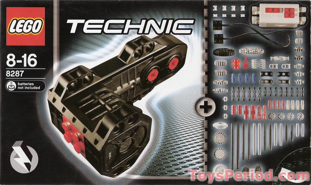 LEGO 8287 Motor Box Instructions and Parts List