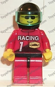 LEGO Sets with Minifigure rac001 Racing Team 1, Black Helmet, Tr-Lt ...