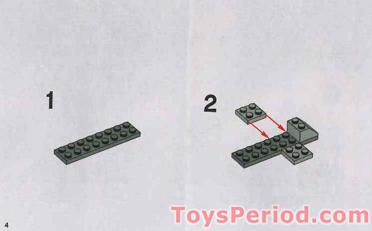 LEGO 7667 Imperial Dropship Instructions and Parts List