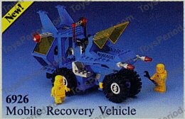 LEGO 6926 Mobile Recovery Vehicle Instructions and Parts List