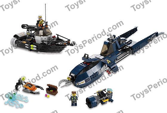 LEGO 8636 Mission 7: Deep Sea Quest Instructions and Parts List