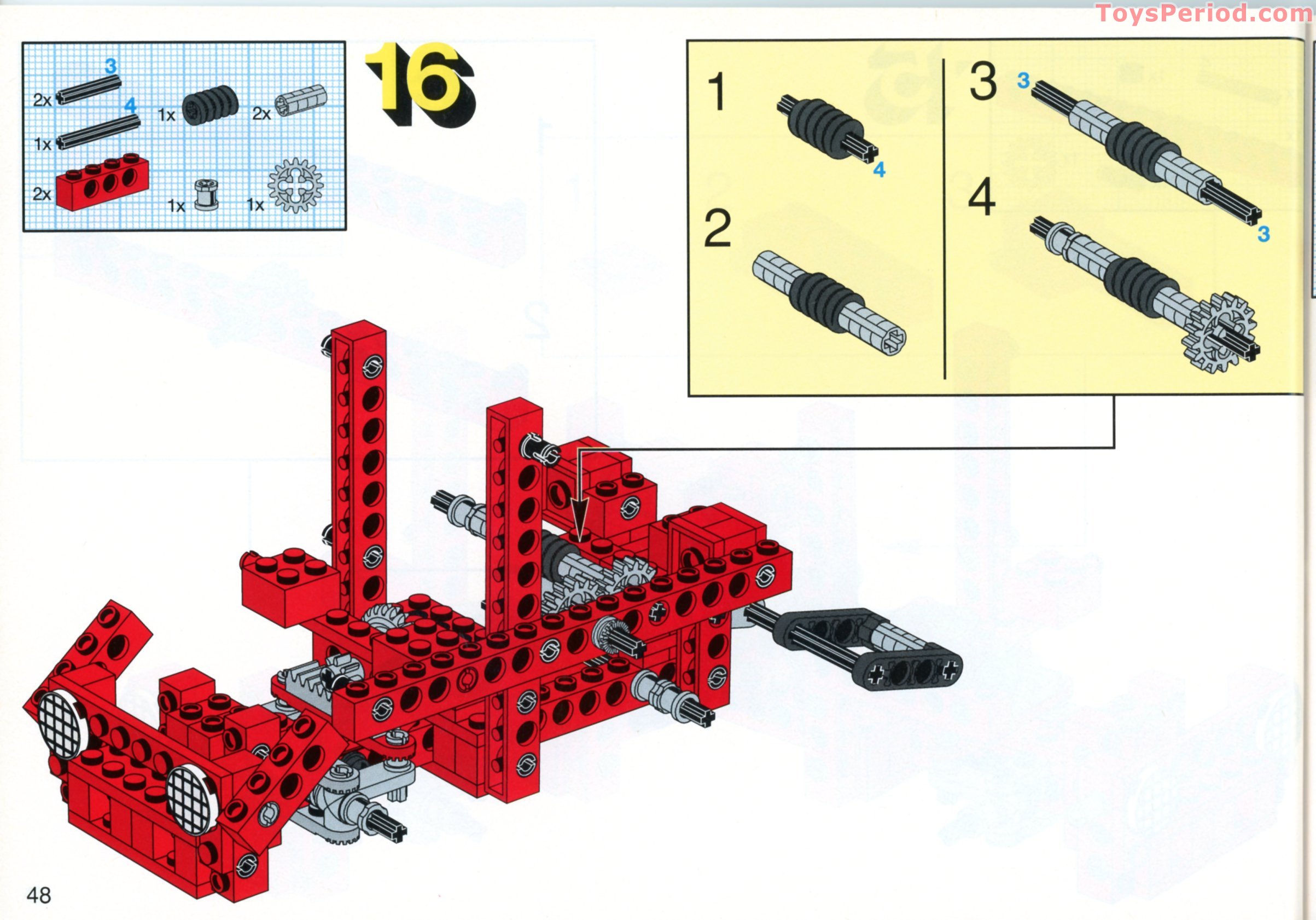 LEGO 8032 Universal Set Instructions and Parts List