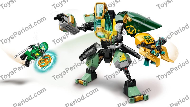 LEGO 71750 Lloyd's Hydro Mech Set Parts List