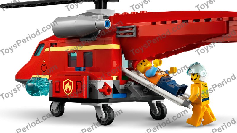 LEGO 60281 Fire Rescue Helicopter Set Parts List