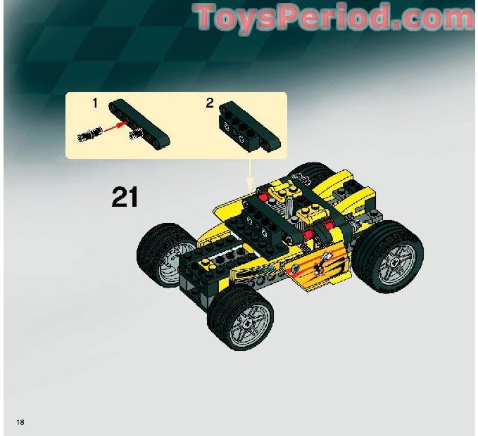 LEGO 8166 Wing Jumper Instructions and Parts List