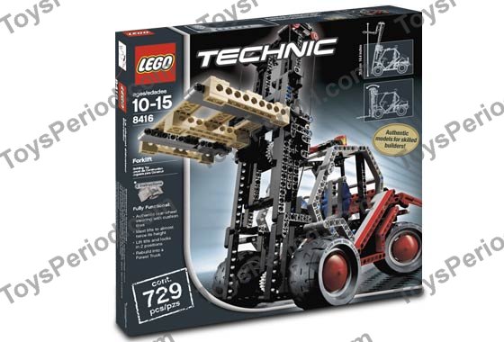 LEGO 8416 Forklift Instructions and Parts List