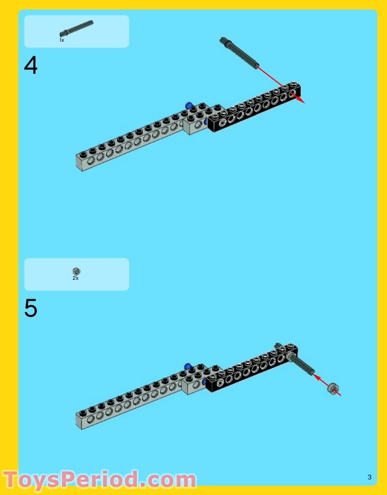 LEGO 5767 Cool Cruiser Instructions and Parts List