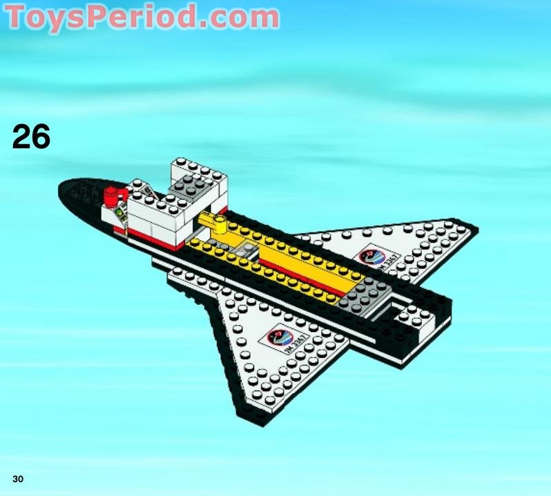 LEGO 3367 Space Shuttle Instructions and Parts List