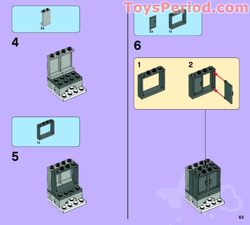 LEGO 41006 Downtown Bakery Instructions and Parts List