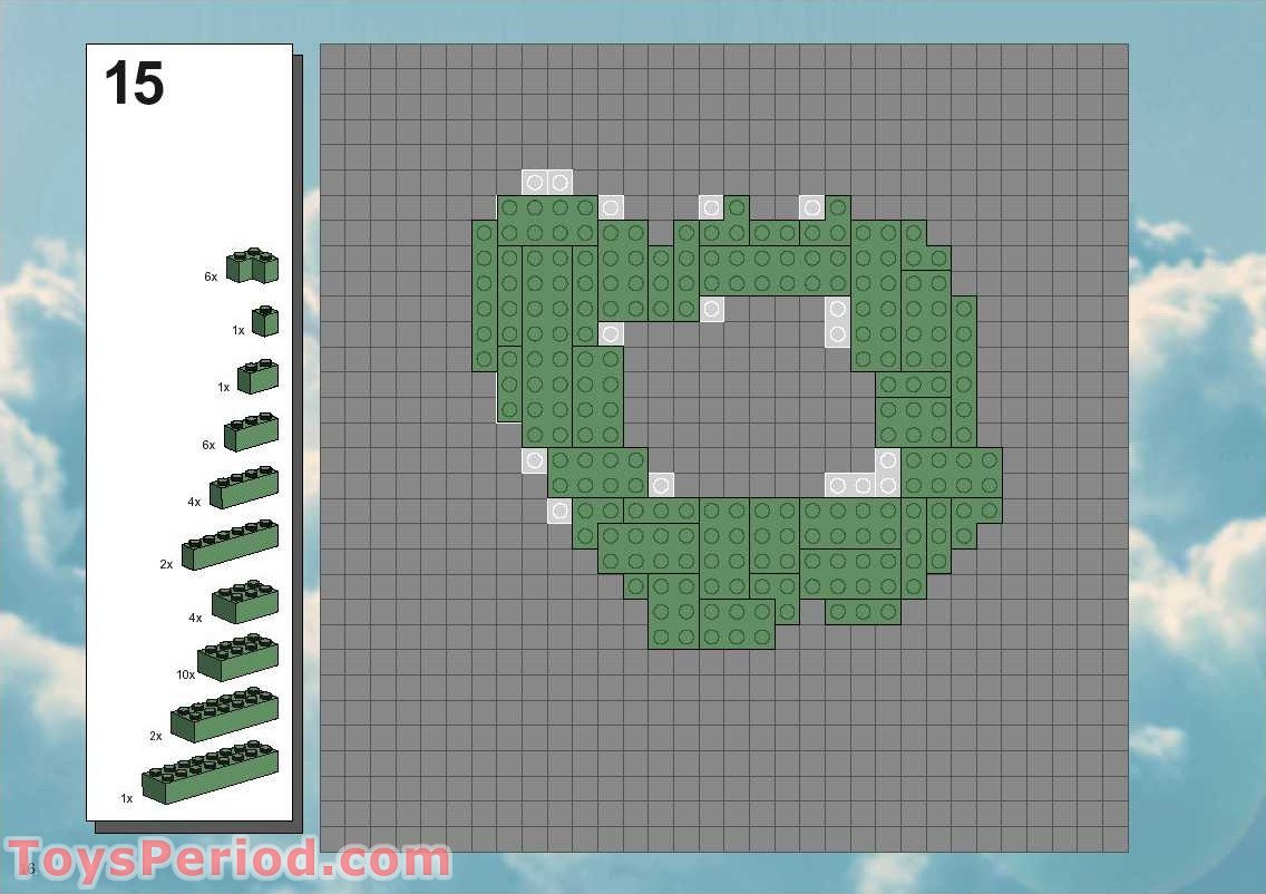 LEGO 3450 Statue of Liberty Sculpture Set Parts Inventory and