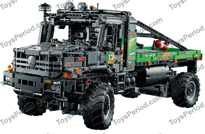 LEGO 42129 4x4 Mercedes-Benz Zetros Trial Truck Set Parts List
