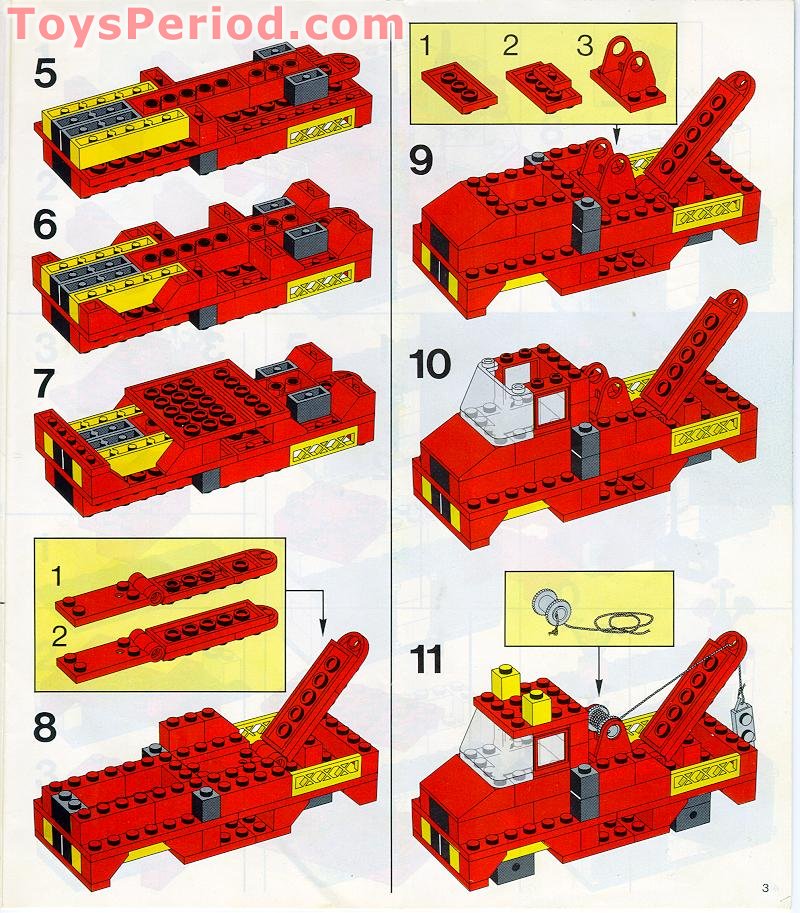 LEGO 565-2 Build-N-Store Chest, 5 Plus Instructions and Parts List