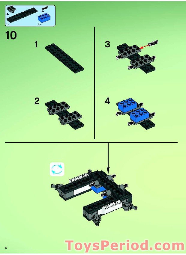LEGO 7649 MT201 UltraDrill Walker Set Parts Inventory