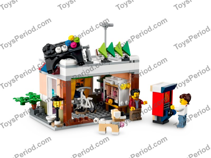 LEGO 31131 Downtown Noodle Shop Set Parts List