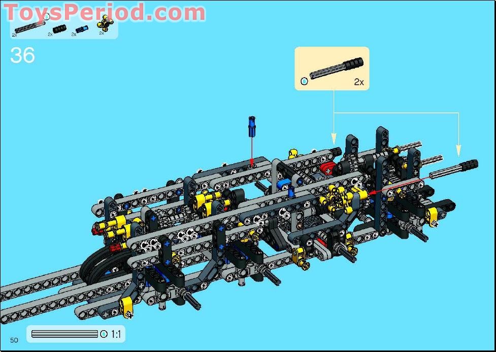 LEGO 8421 Mobile Crane Instructions and Parts List