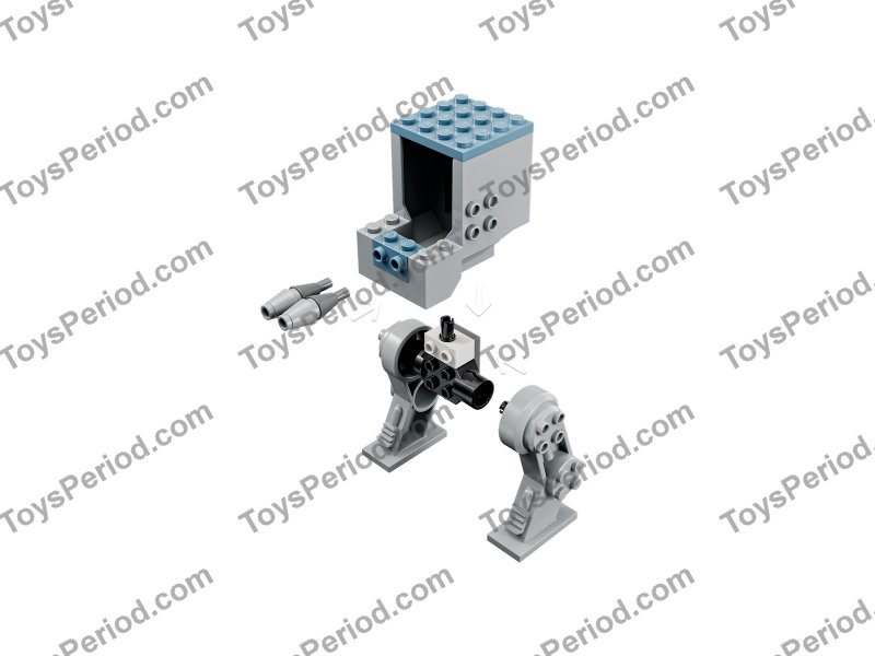 LEGO 75332 AT-ST Set Parts List