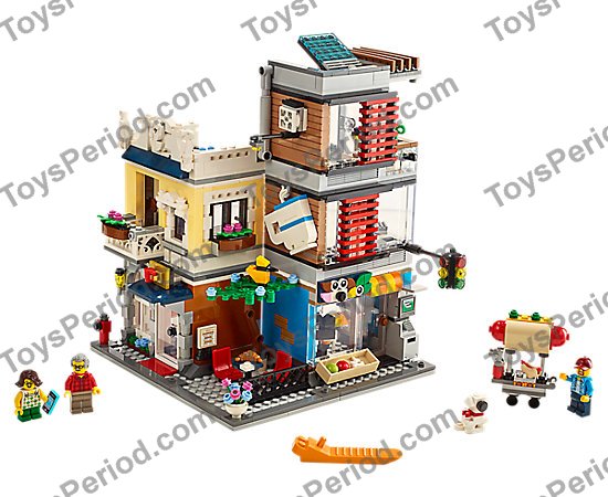 3点オーダー☆ LEGO 31097 Townhouse Pet Shop & Cafe Set Parts List