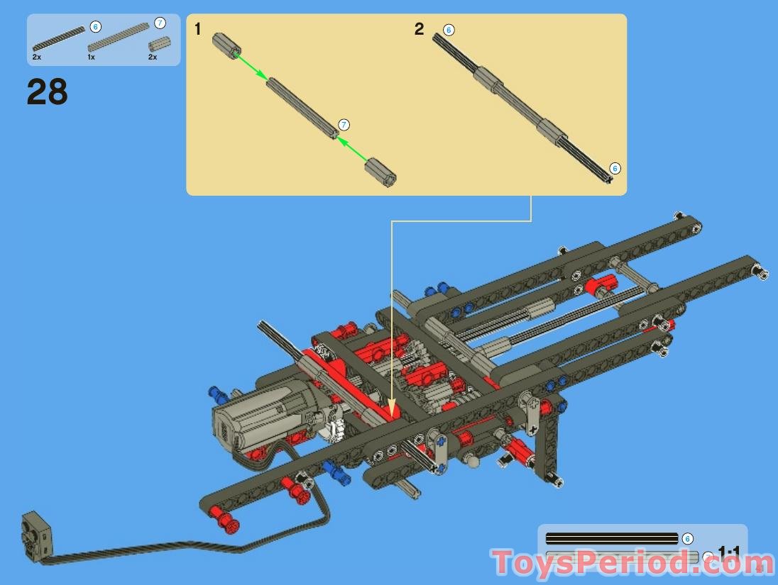 LEGO 8070 Supercar Instructions and Parts List