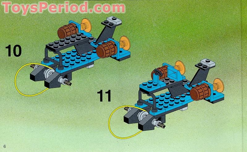 LEGO 6499 Time Tunnelator Instructions and Parts List