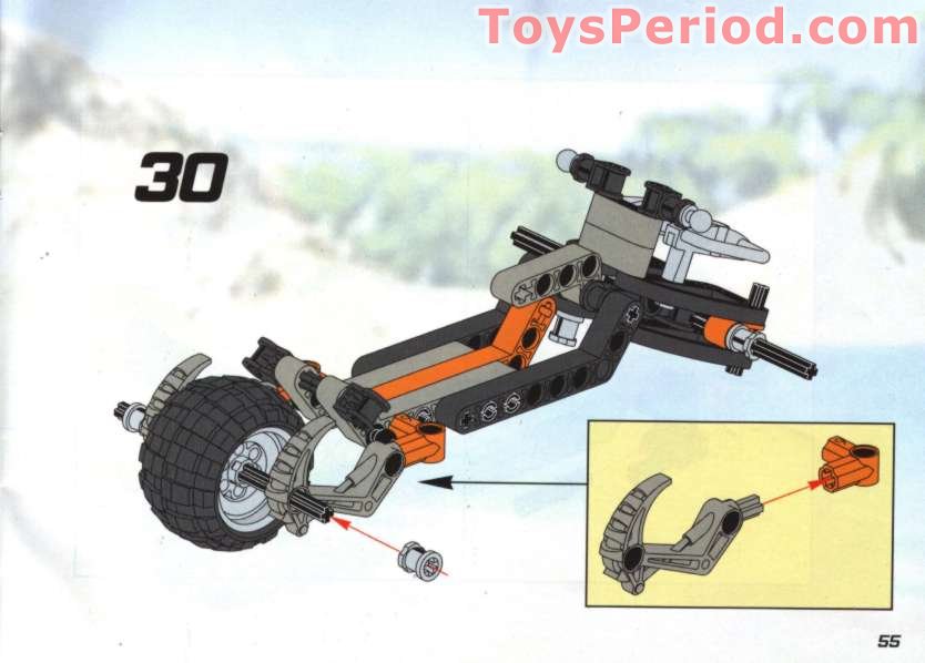 LEGO 8468 Power Crusher Instructions and Parts List