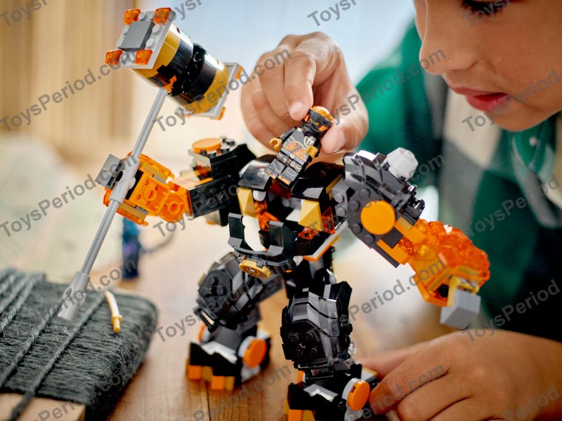 LEGO 71806 Cole's Elemental Earth Mech Set Parts List