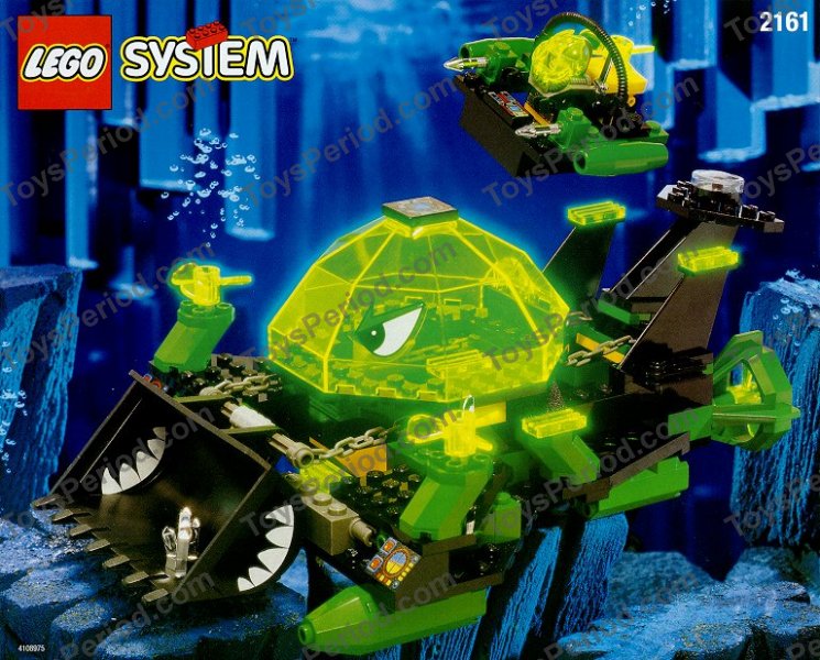 LEGO 2161 Aqua Dozer Instructions and Parts List