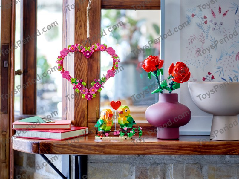 LEGO 40638 Heart Ornament Set Parts List