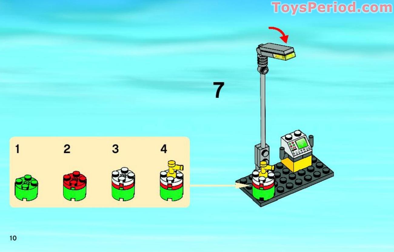 LEGO 3182 Airport Instructions and Parts List
