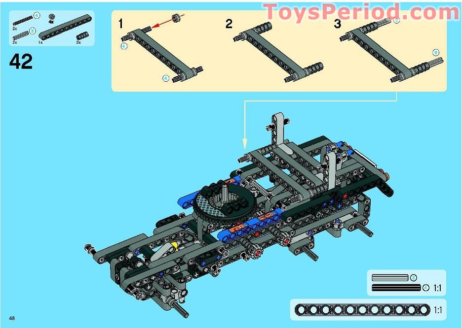 LEGO 8273 Off Road Truck Instructions and Parts List