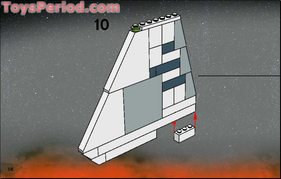 LEGO 7264 Imperial Inspection Instructions and Parts List