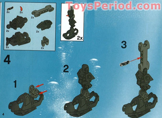 LEGO 8919 Mantax Instructions and Parts List