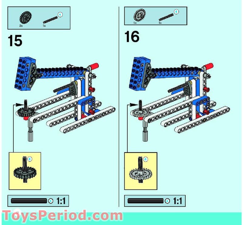 LEGO 9686-1 Simple and Motorized Mechanisms Base Set Instructions and ...