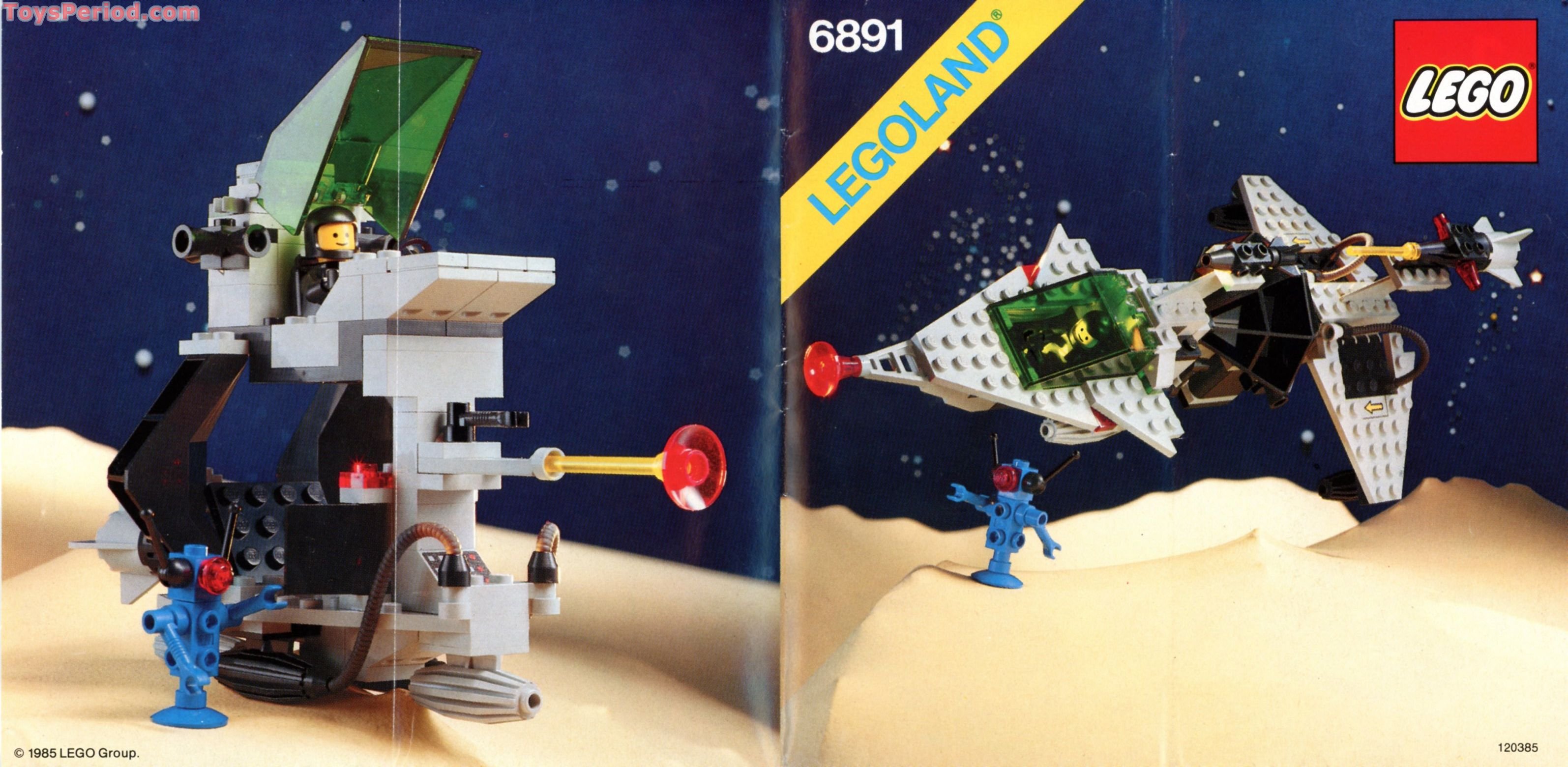 LEGO 6891 Gamma-V Laser Craft Instructions and Parts List