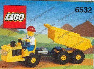 LEGO 6532 Diesel Dumper Instructions and Parts List