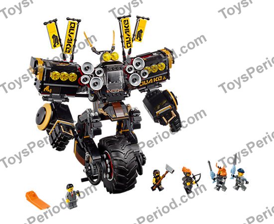 meg品 LEGO 70632 Quake Mech Set Parts List