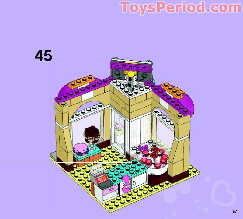 LEGO 41006 Downtown Bakery Instructions and Parts List
