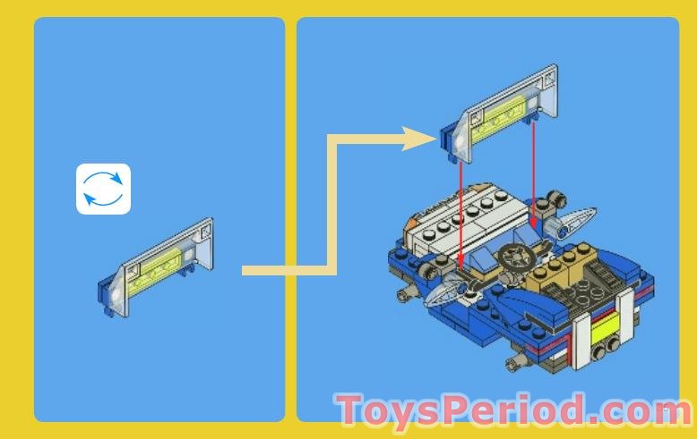LEGO 6913 Blue Roadster Instructions and Parts List