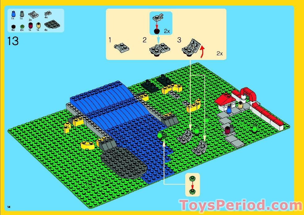 LEGO 4957 Ferris Wheel Instructions and Parts List