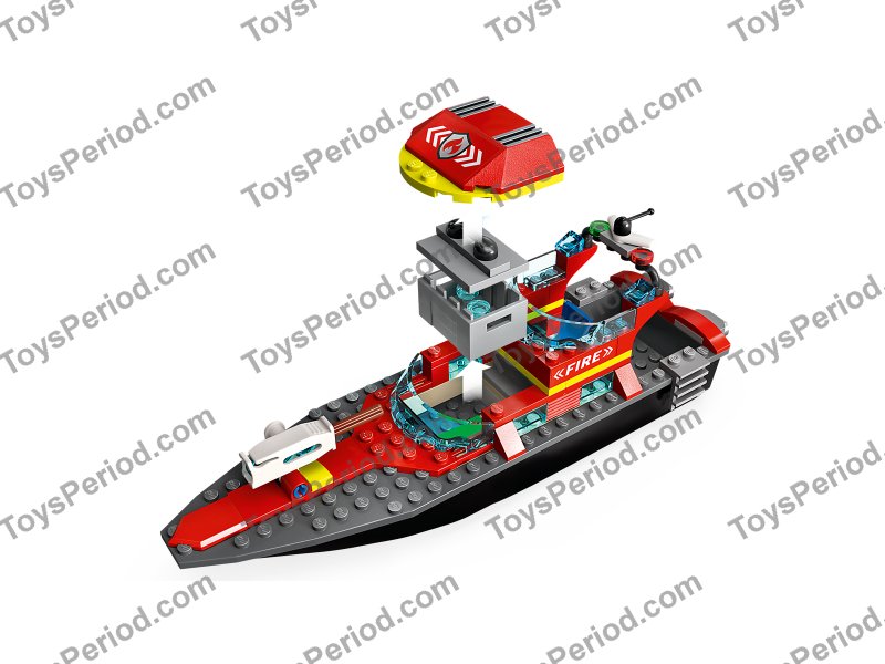 LEGO 60373 Fire Rescue Boat Set Parts List