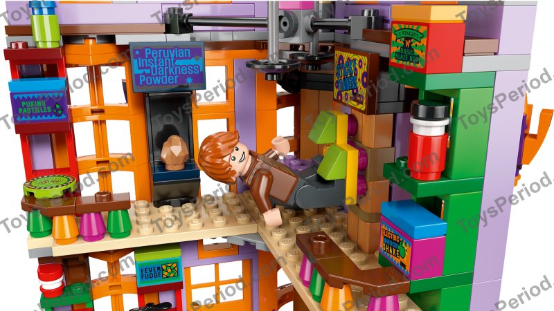 LEGO 76422 Diagon Alley: Weasleys' Wizard Wheezes Set Parts List