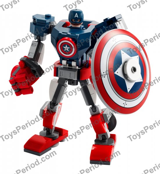 LEGO 76168 Captain America Mech Armor Set Parts List