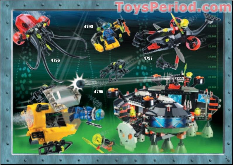 LEGO 4788 Ogel Mutant Ray Instructions and Parts List LEGO 4788 Ogel Mutant Ray Instructions and Parts List