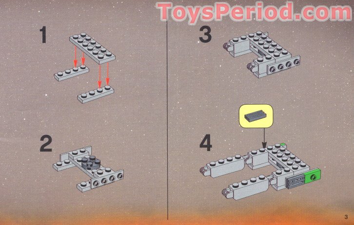 Lego 7250 Clone Scout Walker Set Parts Inventory And Instructions