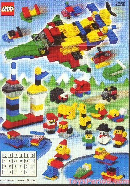 LEGO 2250 Advent Holiday Calendar 2000 Instructions and Parts List